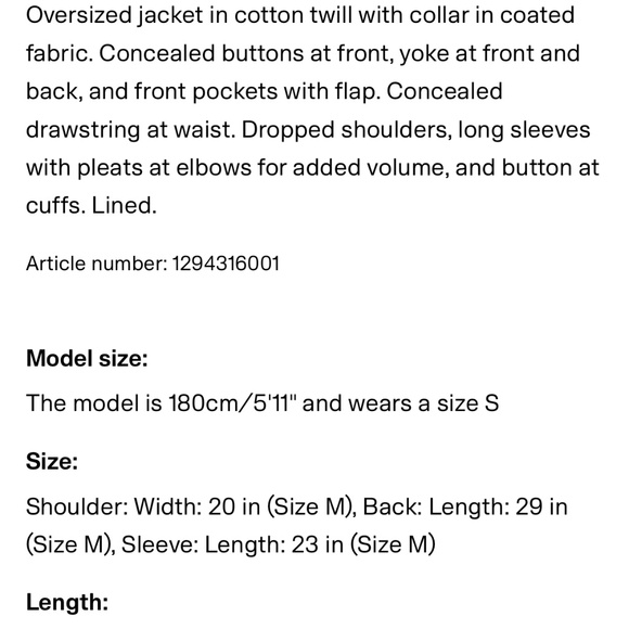 H&M coated collar twill plaid jacket - Picture 8 of 10